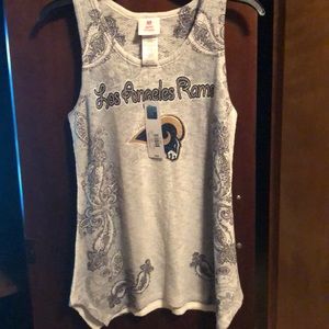 NFL TEENS APPAREL LOS ANGELES RAMS TANK BEAUTIFUL!